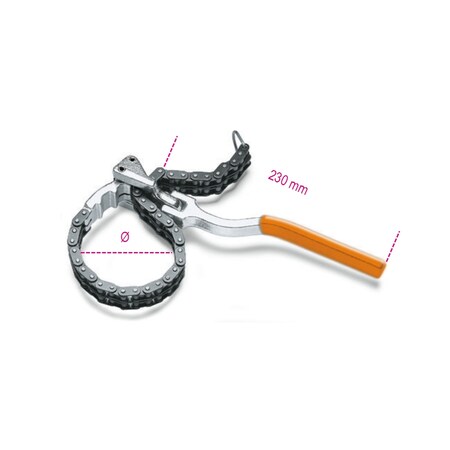 Beta Oil-Filter Wrench Double Chain 14880050